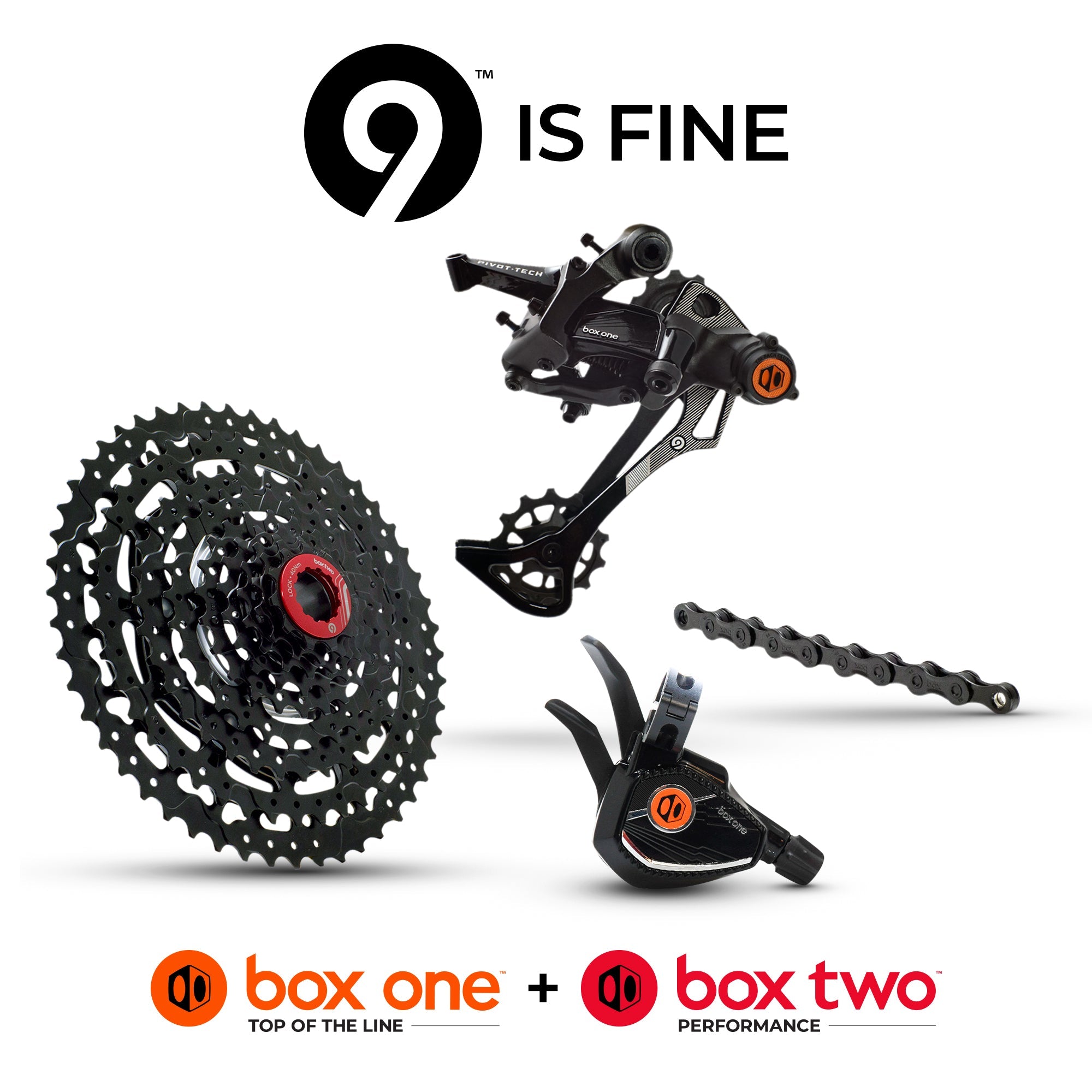 Box One/Two P9 X-Wide Multi Shift Groupset