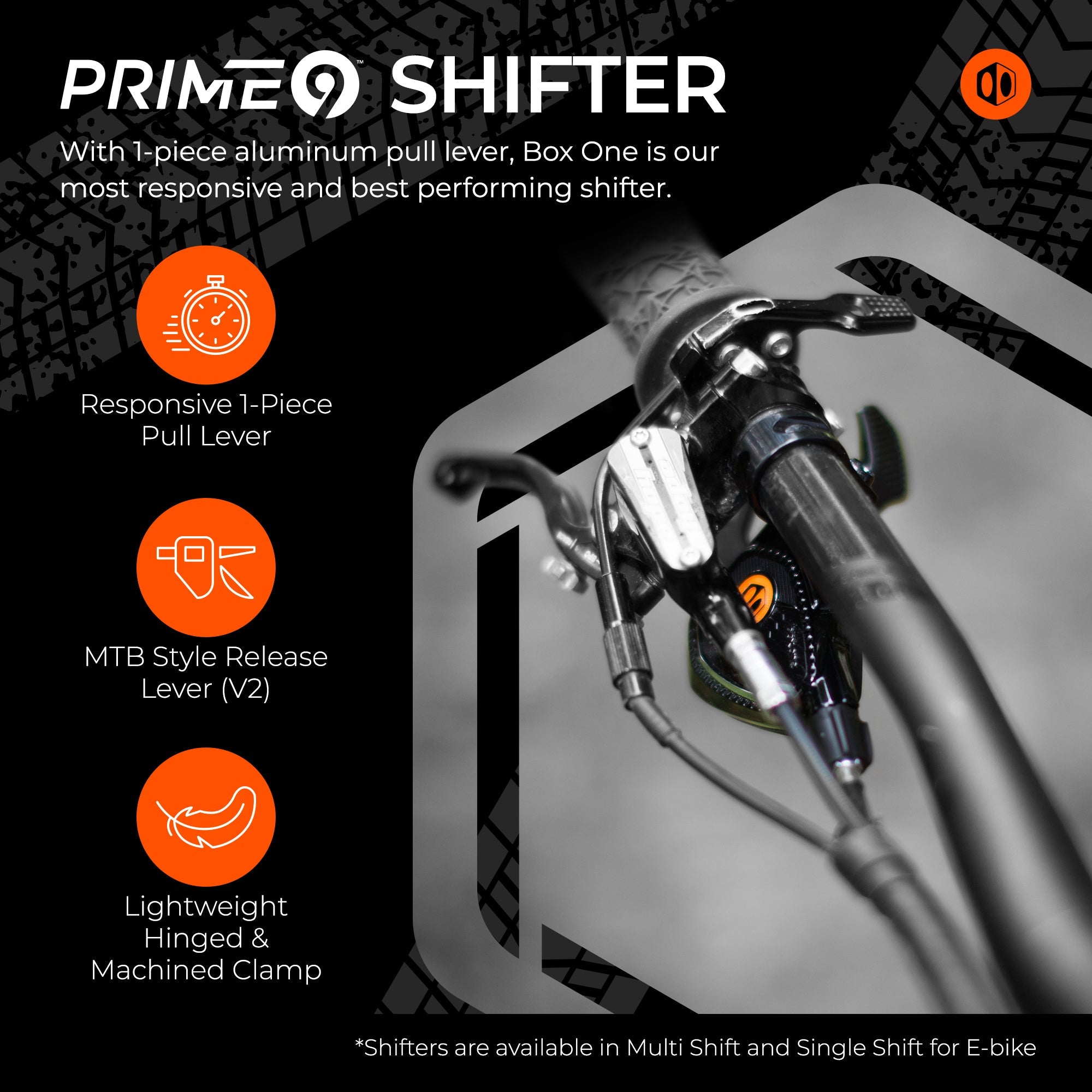 Box One/Two P9 X-Wide Multi Shift Groupset